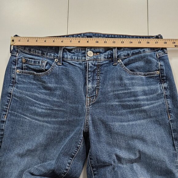 Torrid Jeans Women 12 Tall Blue Perfect Wide Leg Vintage Stretch Denim Grunge - Picture 5 of 16